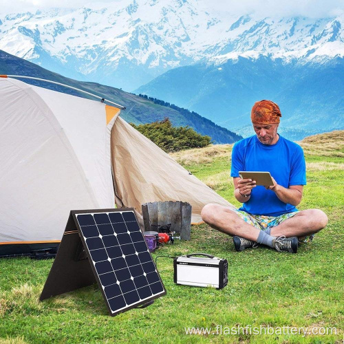 18V camping foldable solar panel